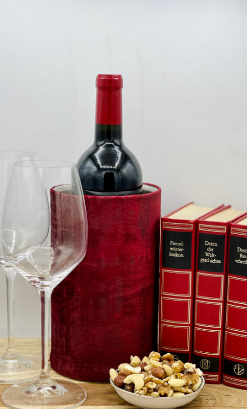 Vintage Samt - bordeaux -