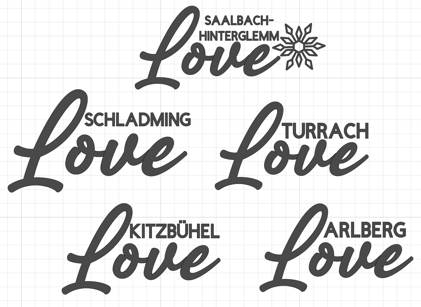 Mountain LOVE (Kitzbühel, Grossarl, Nassfeld, Turrach...)