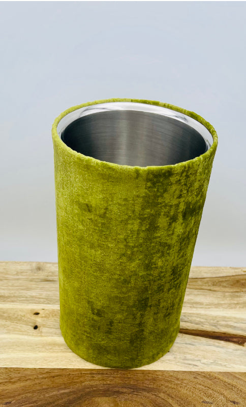 Vintage Samt ROYAL - moosgrün