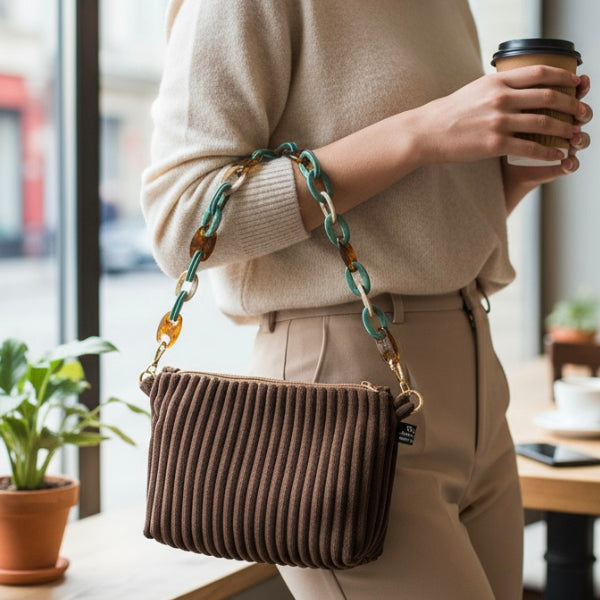 LillyBag - Brownie mit Umhängegurt