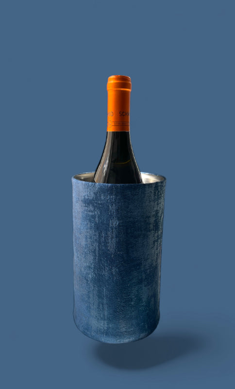 Vintage Samt ROYAL - royal blau -