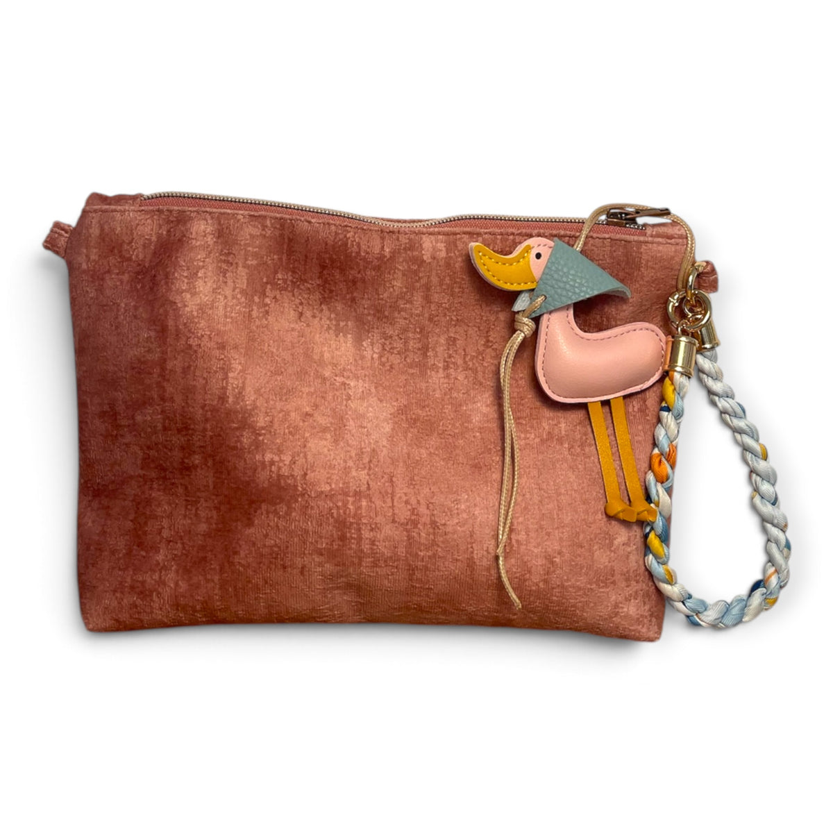 LillyBag_Vintage Samt ROYAL_altrosa DUCK
