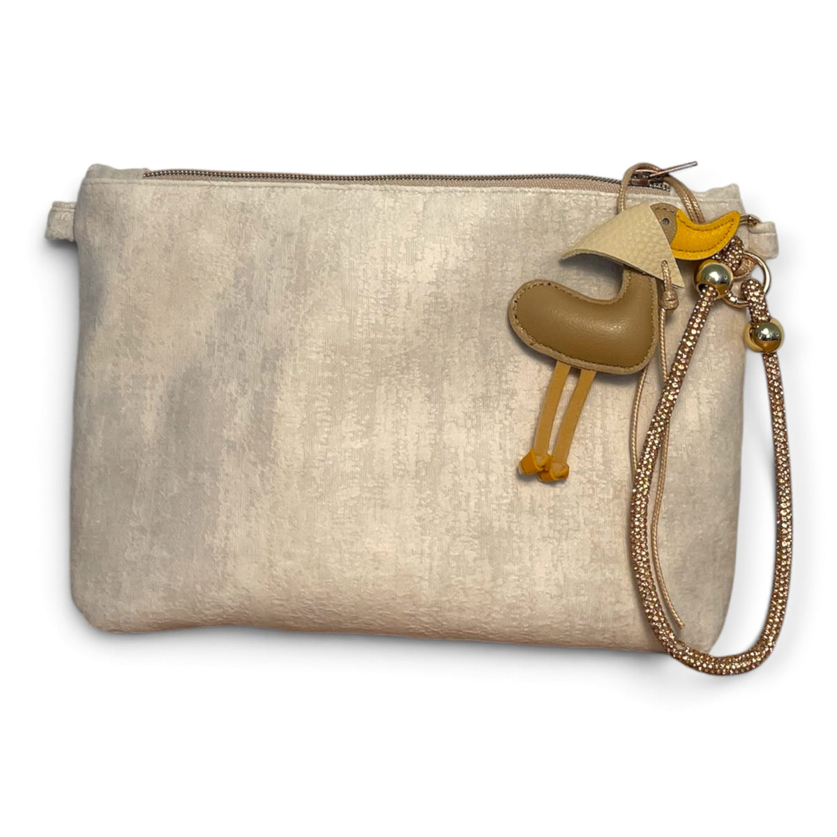 LillyBag_Vintage Samt ROYAL_perlmutt Duck